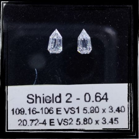 0.64CT Shield Natural Diamond
