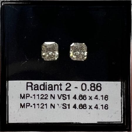 0.86CT Radiant Natural Diamond