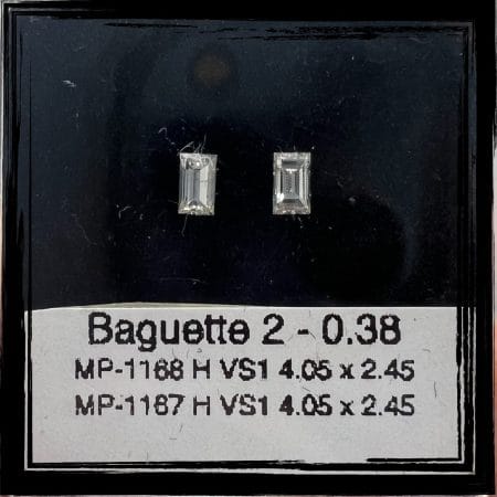 0.38CT Baguette Natural Diamond
