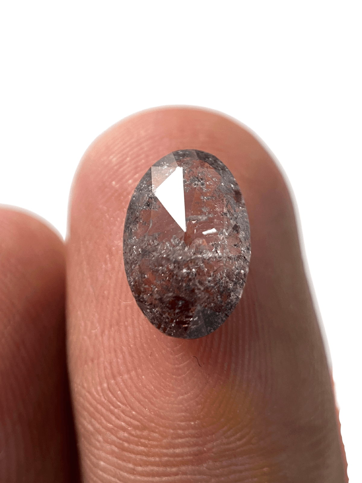 1.92Ct Salt And Pepper Diamond Oval 1.92Ct Salt And Pepper Diamond Oval