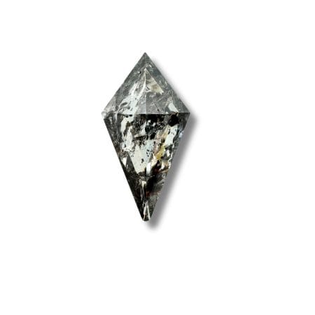 Salt And Pepper Diamond Kite Shape Grey Color Diamond
