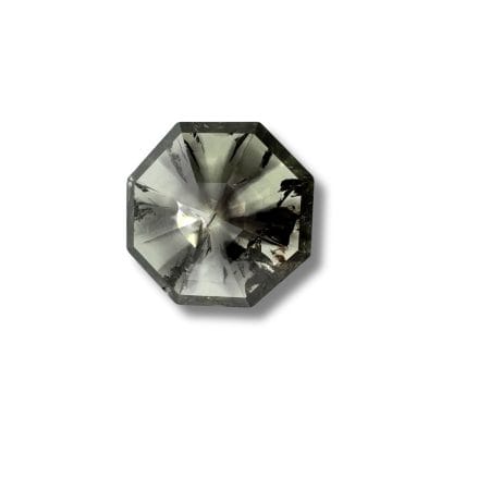 Salt And Pepper Diamond Octagone Shape Yellowish Color Diamond