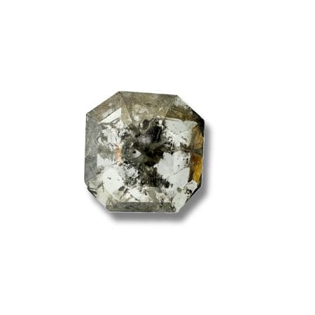 Salt And Pepper Diamond Square Shape Grey Color Diamond