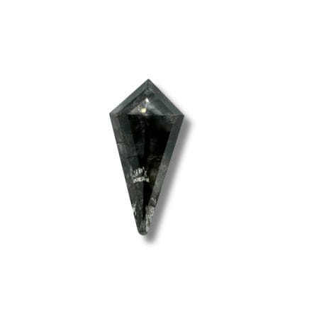 Salt And Pepper Diamond Kite Shape Blackish Color Diamond