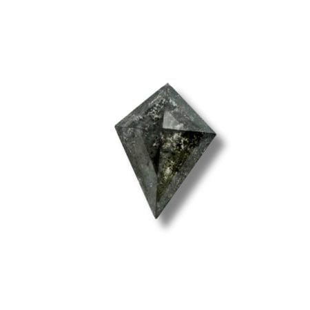 Salt And Pepper Diamond Kite Shape Blackish Color Diamond