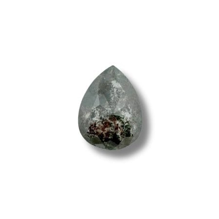 Salt And Pepper Diamond Pear Shape Blackish Color Diamond