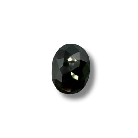 Salt And Pepper Diamond Oval Shape Blackish Color Diamond