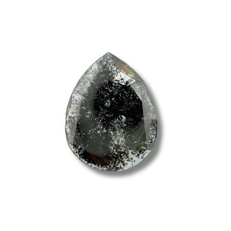 Salt And Pepper Diamond Pear Shape Blackish Color Diamond