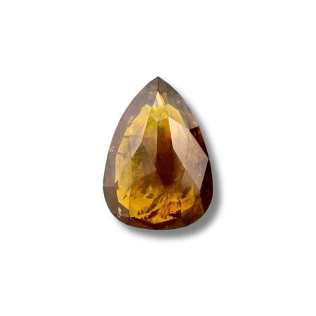 Salt And Pepper Diamond Pear Shape Peachy Color Diamond