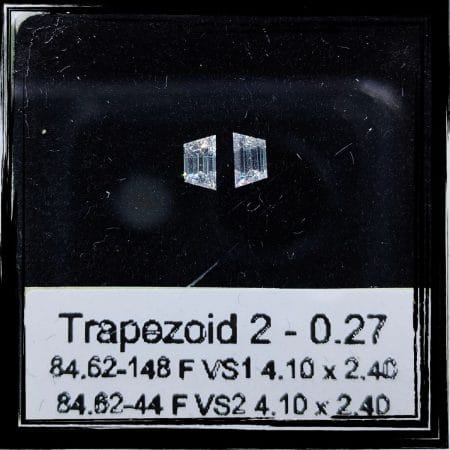 0.27CT Trapezoid Natural Diamond