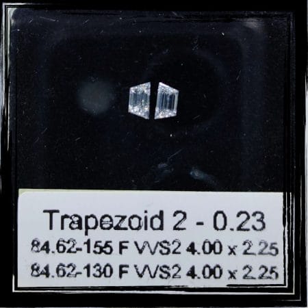0.23CT Trapezoid Natural Diamond