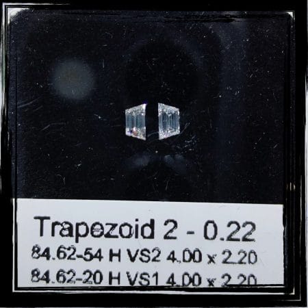 0.22CT Trapezoid Natural Diamond