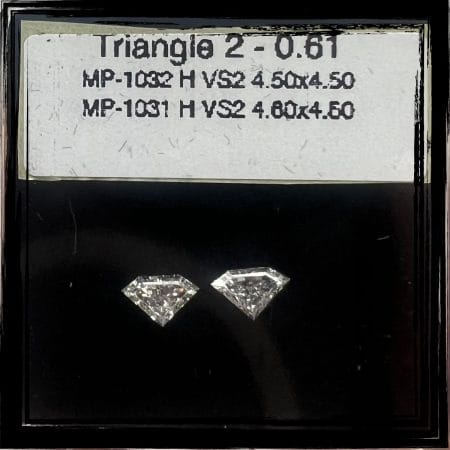 0.61CT Shield Natural Diamond