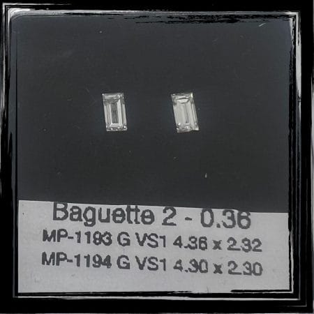 0.36CT Baguette Natural Diamond