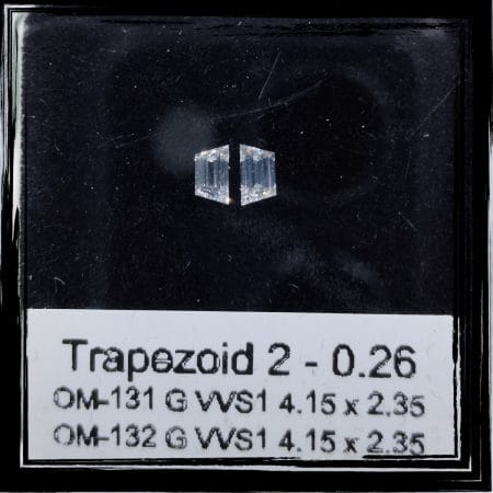 0.26CT Trapezoid Natural Diamond