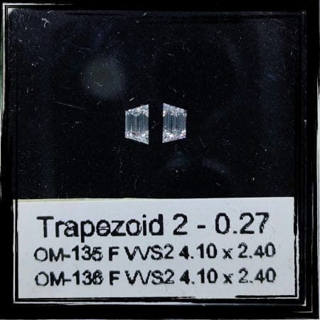 0.27CT Trapezoid Natural Diamond