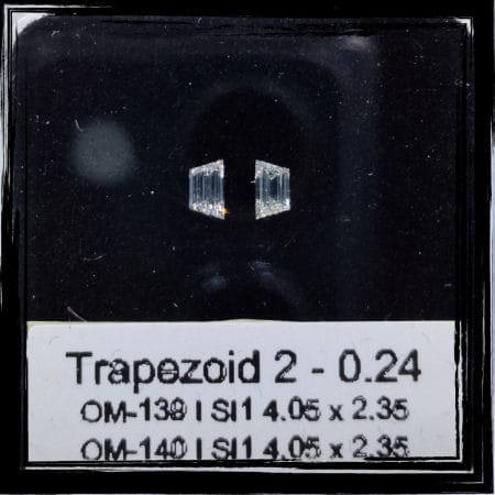 0.24CT Trapezoid Natural Diamond