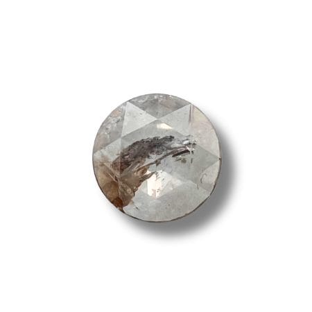 Salt And Pepper Diamond Round Shape Brownish Color Diamond
