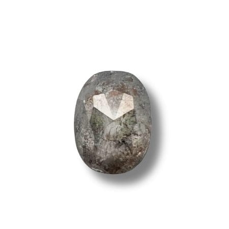 Salt And Pepper Diamond Oval Shape Brownish Color Diamond