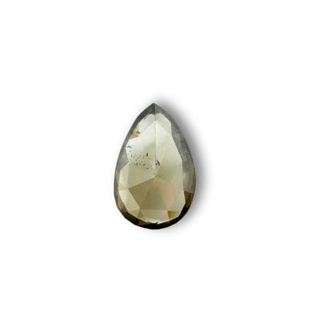 Salt And Pepper Diamond Pear Shape Yellowish Color Diamond