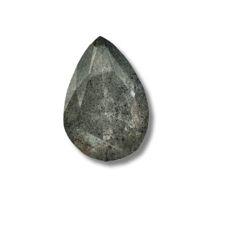 Salt And Pepper Diamond Pear Shape Light Grey Color Diamond