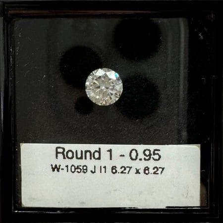 0.95CT Round Shape Natural Fancy Diamond For Wedding Ring