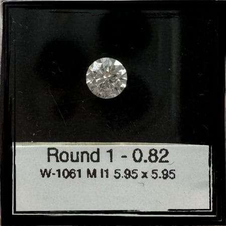 0.82CT Round Shape Natural Fancy Diamond For Wedding Ring
