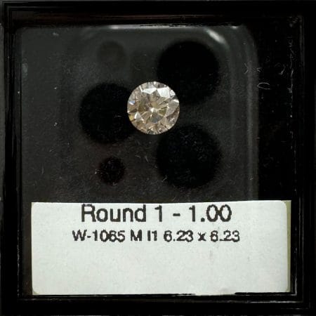 1.00CT Round Shape Natural Fancy Diamond For Wedding Ring