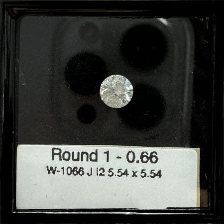 0.66CT Round Shape Natural Fancy Diamond For Wedding Ring