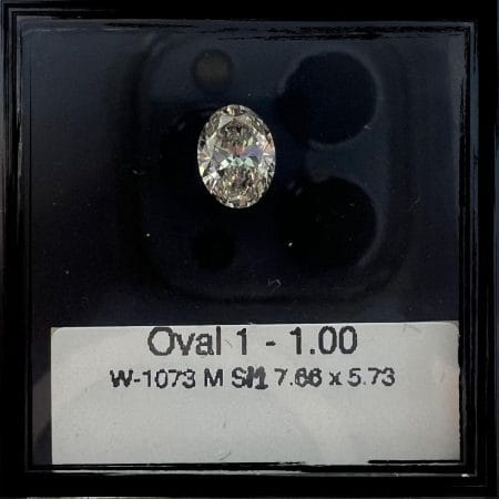 1.00CT Oval Shape Natural Fancy Diamond For Wedding Ring