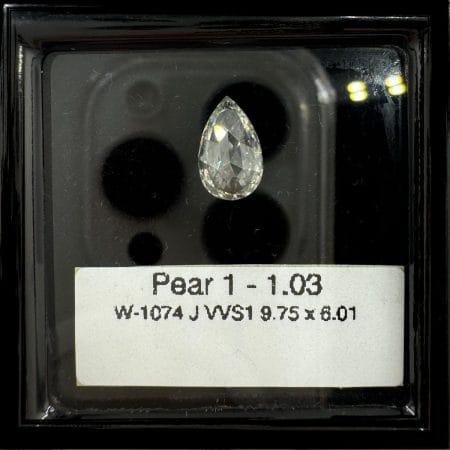 1.03CT Pear Shape Natural Fancy Diamond For Wedding Ring