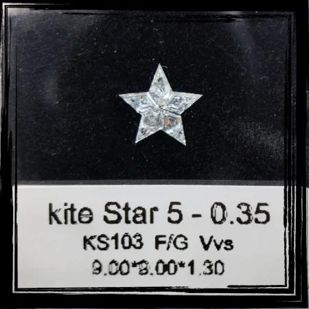 0.35CT Kite Star Natural Diamond