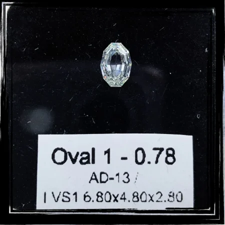 0.78CT Oval Shape Natural Fancy Diamond For Wedding Ring