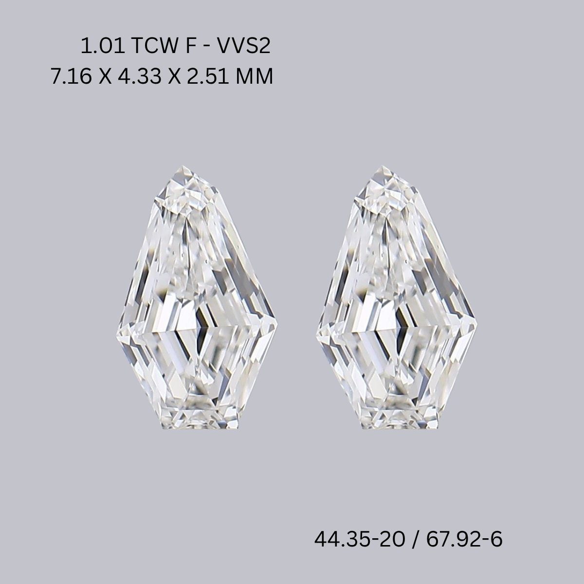 Shield Diamond Pair