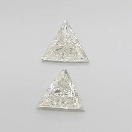 0.57ct Triangular Diamond I VS1 - Compact Geometric Shape Unique