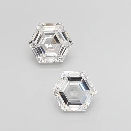 1.09ct Hexagonal Diamond F VVS2 - Collector's Diamond Exceptional