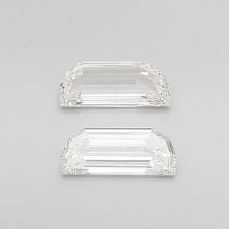 0.61ct Half Moon Diamond H SI1 - Romantic Shape Diamond Charming