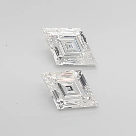 0.98ct Lozenge Diamond H VS1 - Rare Elongated Shape Unique