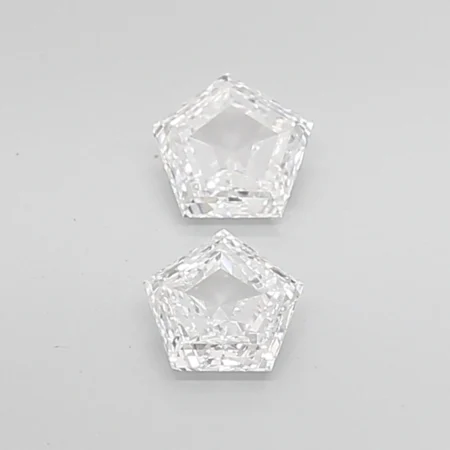 0.87ct Pentagonal Diamond F VVS2 - Premium Quality Diamond Exceptional