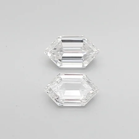 0.73ct Hexagonal Diamond F VS1 - Rare Geometric Diamond Exceptional