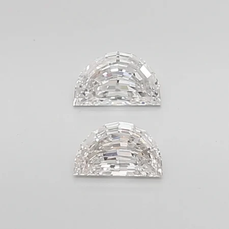 0.65ct Half Moon Diamond G VVS2 - Premium Crescent Diamond Exceptional