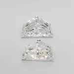 0.57 Carat F-VVS2 Cadillac Step Cut Lab Diamond Pair (5.2x3.45mm)