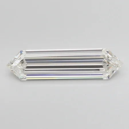 2.09 Carat F Hexagonal Step Cut Lab-Grown Diamond - VVS2