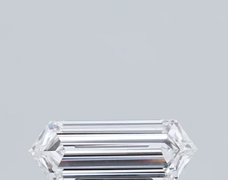 1.62 Carat E Hexagonal Step Cut Lab-Grown Diamond - VS2