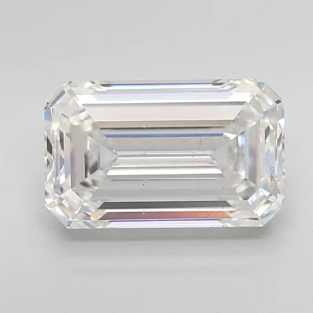 3.38 Carat E Emerald Step Cut Lab-Grown Diamond - VS2