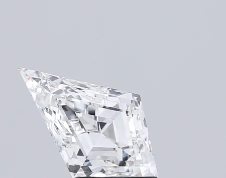 2.15 Carat D Kite Step Cut Lab-Grown Diamond - VS1