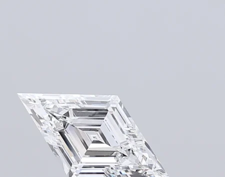 2.17 Carat E Lozenge Step Cut Lab-Grown Diamond - VVS2