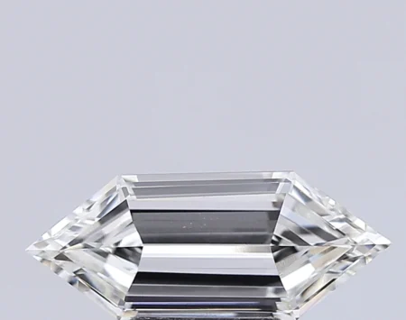 2.03 Carat F Hexagonal Step Cut Lab-Grown Diamond - VS1