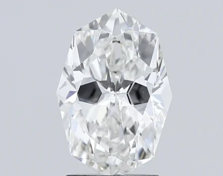 2.05 Carat F Octagon Step Cut Lab-Grown Diamond - VVS2