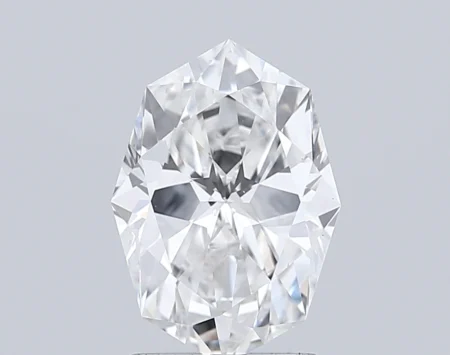2.01 Carat E Octagon Step Cut Lab-Grown Diamond - VVS2
